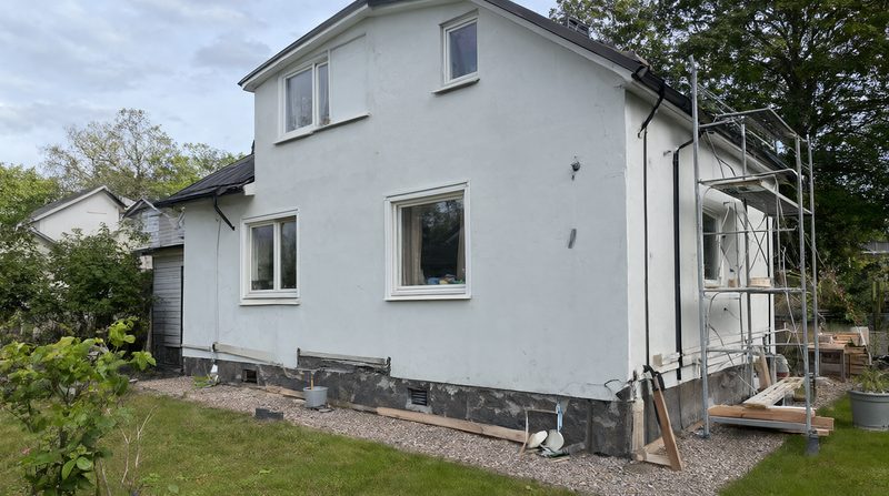 Putsning av fasad